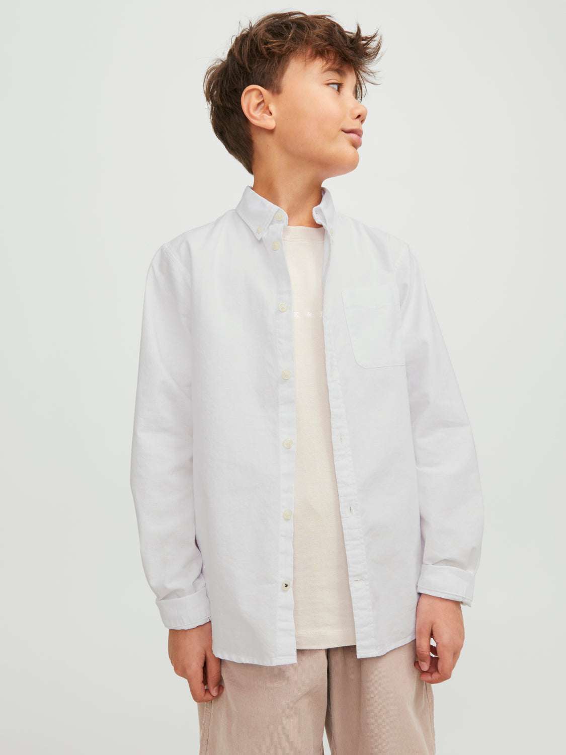 JJEOXFORD Shirts - White